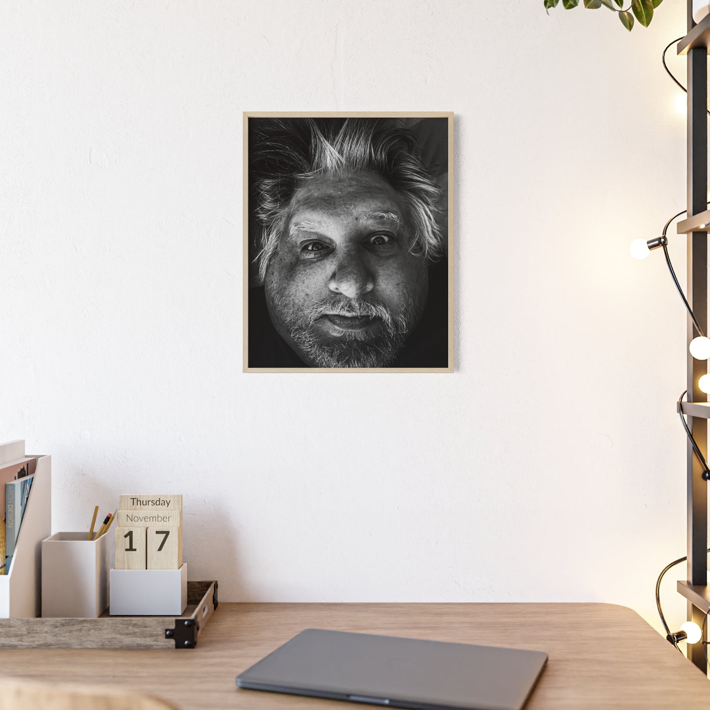 Scaplen Posters with Wooden Frame