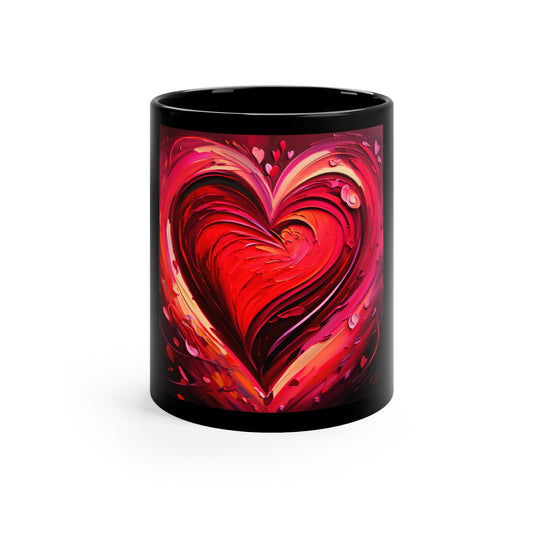 Have A Heart. 11oz Black Mug