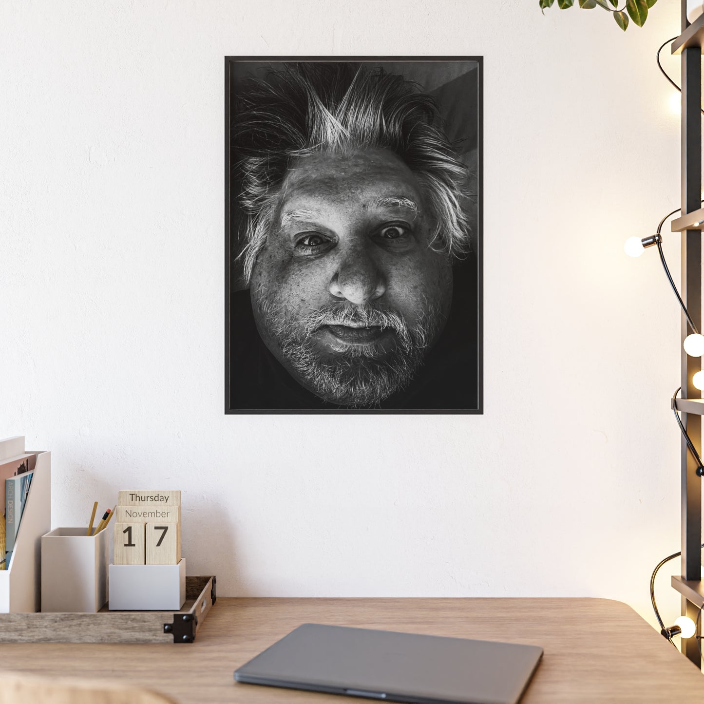 Scaplen Posters with Wooden Frame