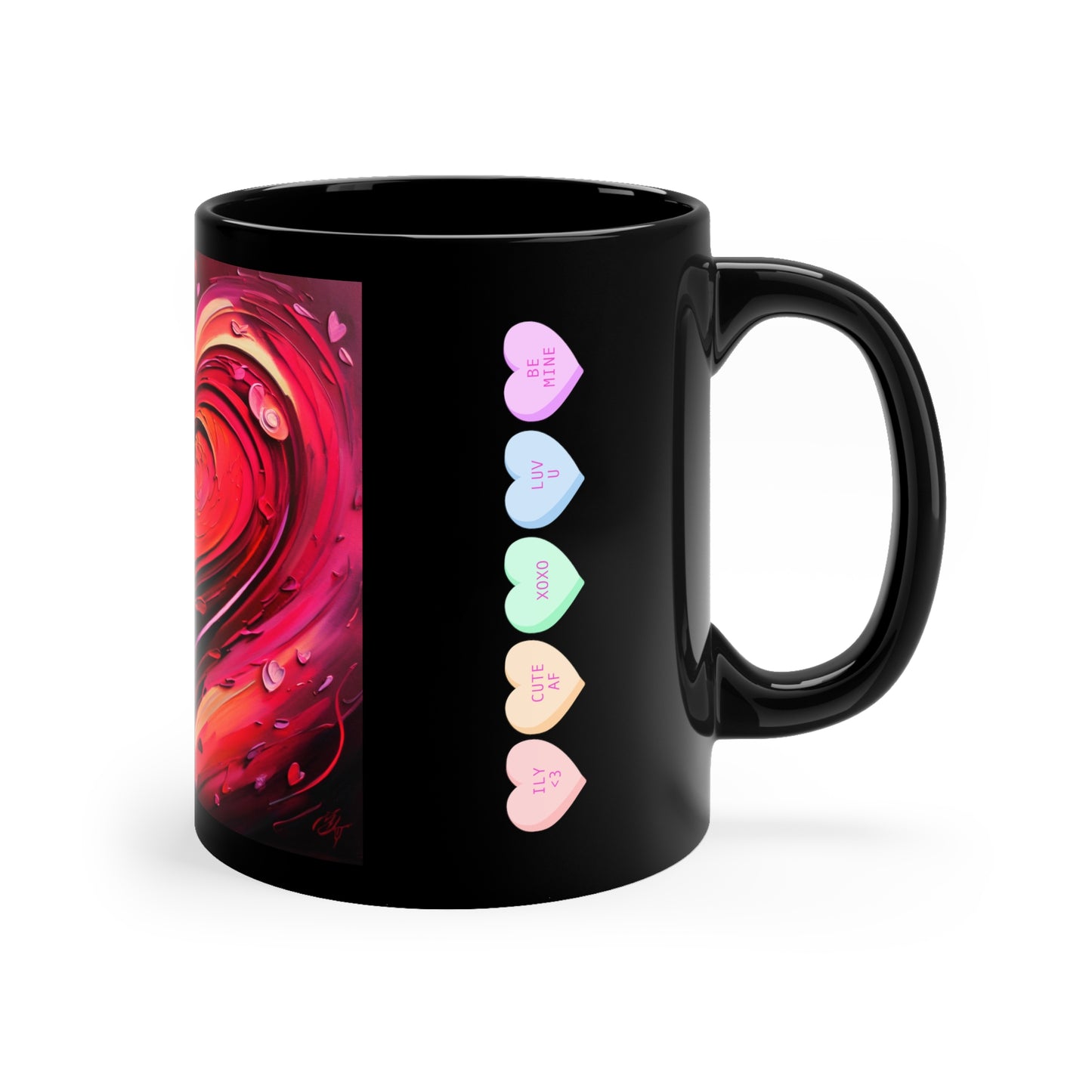 Have A Heart. 11oz Black Mug