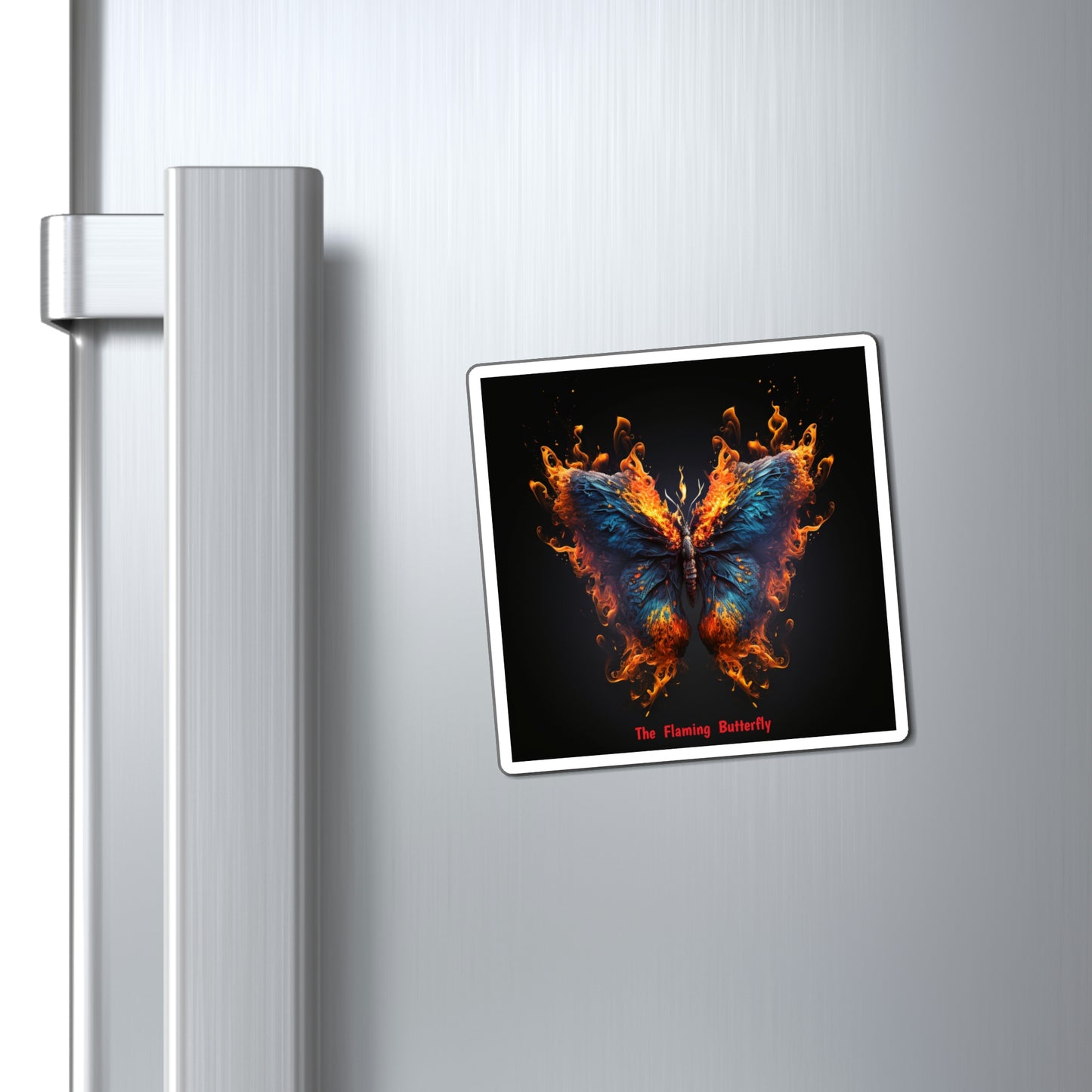 The Flaming Butterfly Magnets