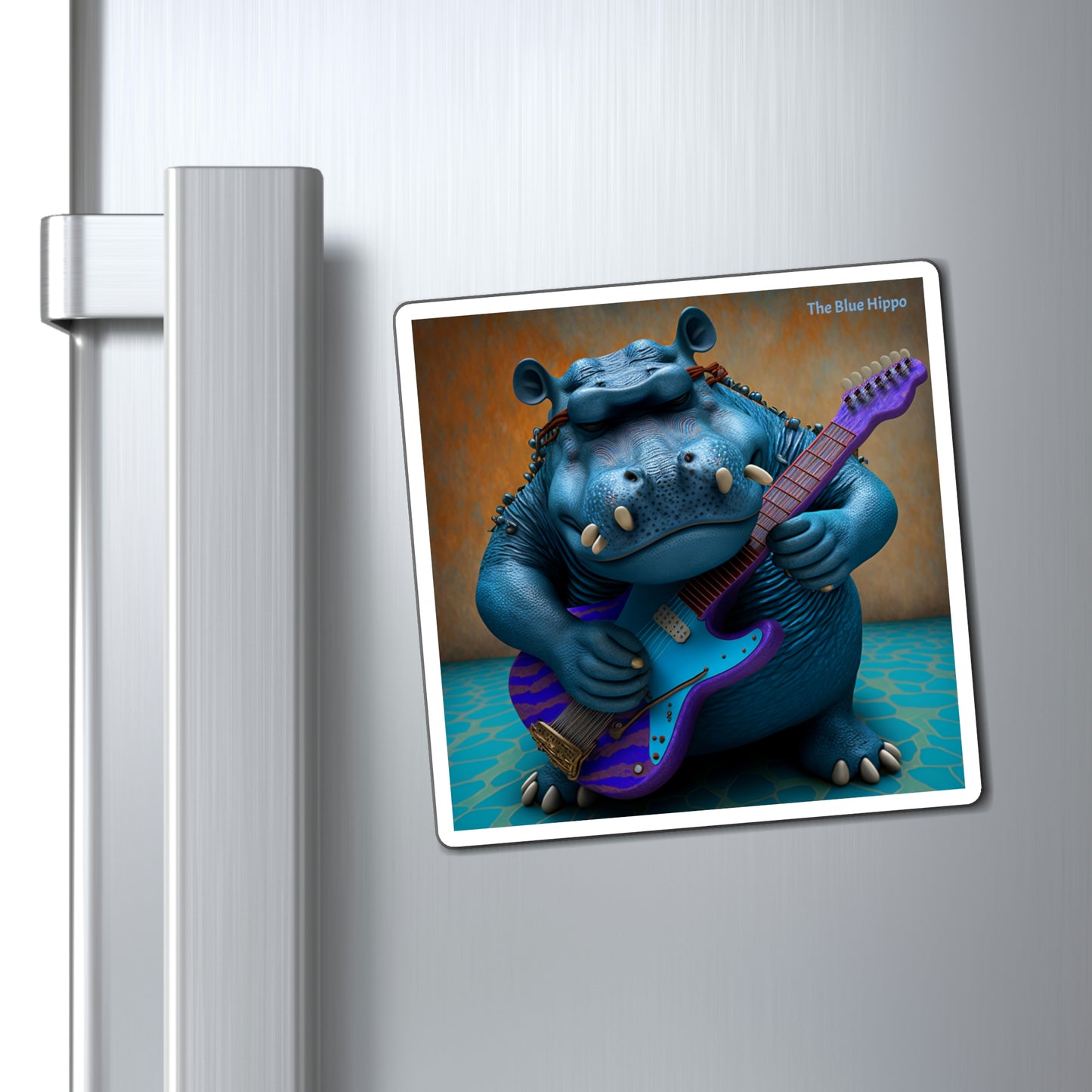 The Blue Hippo Magnets