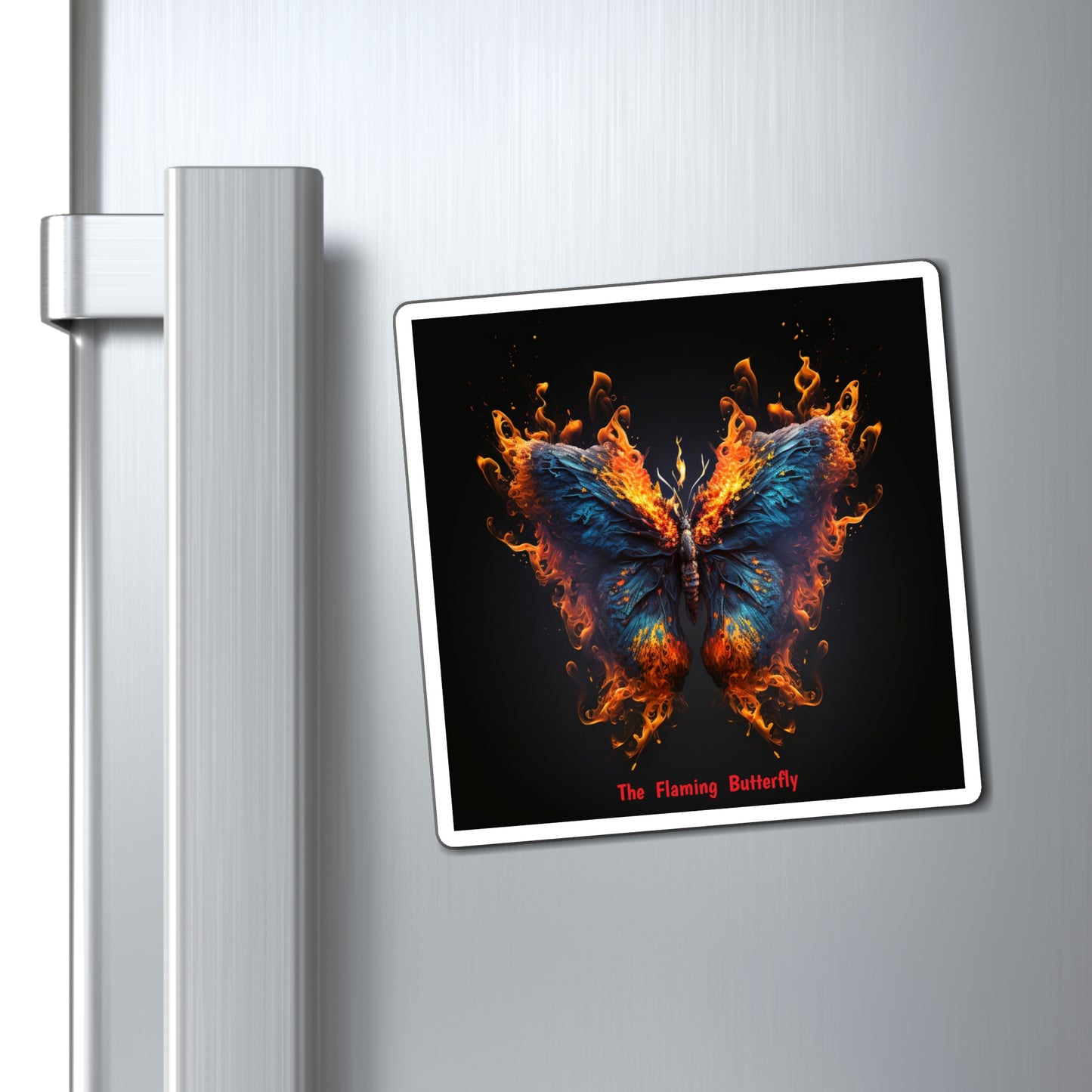 The Flaming Butterfly Magnets