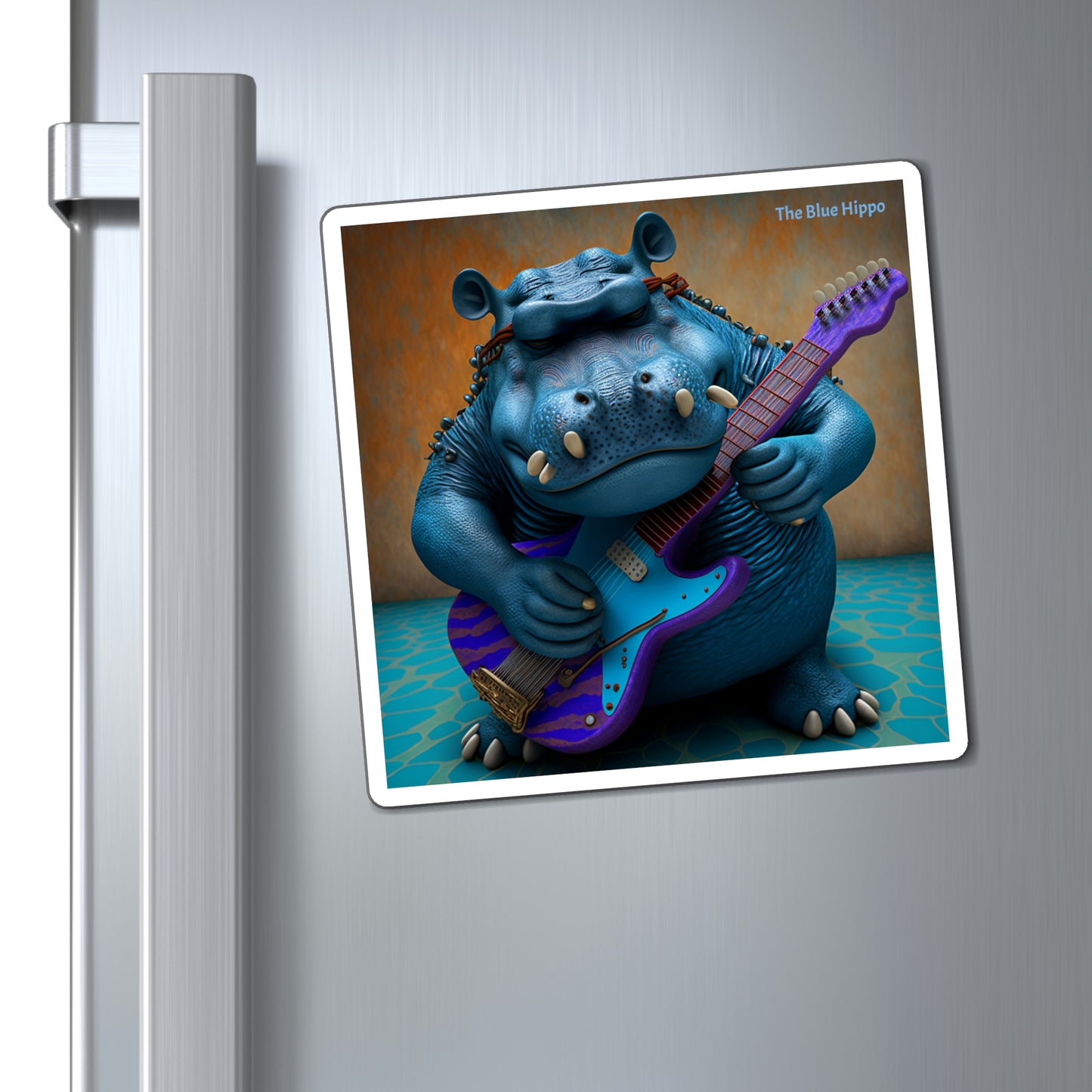 The Blue Hippo Magnets