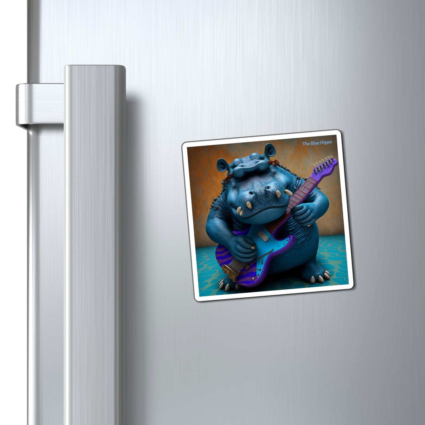 The Blue Hippo Magnets